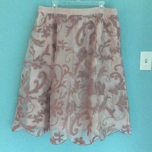 NWT Anthropologie Maeve Shannon Midi Skirt